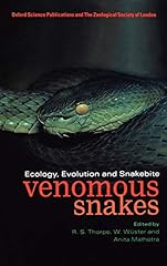 Venomous snakes ecology for sale  Delivered anywhere in UK