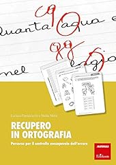 Recupero ortografia. percorso usato  Spedito ovunque in Italia 