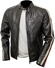 Schwarze lederjacke herren gebraucht kaufen  Wird an jeden Ort in Deutschland