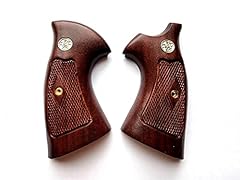 [BMPL] Hardwood Gun Checkered Grips Compatible with for sale  Delivered anywhere in USA 