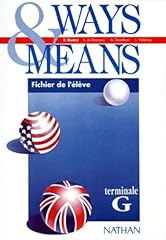 Terminale ways means gebraucht kaufen  Wird an jeden Ort in Deutschland