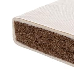 Obaby Natural Coir Wool Cot Bed Mattress (140 cm x, used for sale  Delivered anywhere in UK