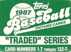Topps 1987 traded for sale  Delivered anywhere in USA 