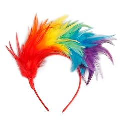 Tabanzhe rainbow feather for sale  Delivered anywhere in UK
