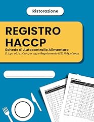 Registro haccp schede usato  Spedito ovunque in Italia 