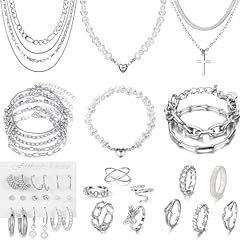Pcs silver jewelry for sale  Delivered anywhere in USA 
