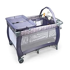 Maxmass 4-in-1 Baby Travel Cot, Foldable Infant Crib for sale  Delivered anywhere in UK