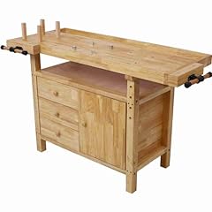 Wood workbench wooden for sale  Delivered anywhere in USA 