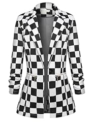 Genhoo plaid blazer for sale  Delivered anywhere in USA 