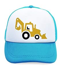 Summer Kids Trucker Hat Skid Steer Digger Truck Polyester for sale  Delivered anywhere in USA 