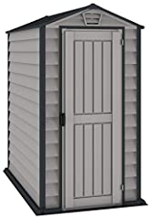 Duramax EverMore 6 x 4 Plastic Garden Storage Shed, for sale  Delivered anywhere in UK