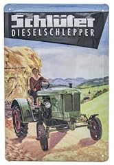 Retro schlepper blechschild gebraucht kaufen  Wird an jeden Ort in Deutschland