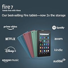 Fire 7 tablet, 7" display, 16 GB, (2019 release), Black, used for sale  Delivered anywhere in USA 
