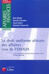 Droit uniforme africain d'occasion  Livré partout en France