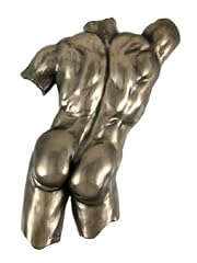 Bronze Finish Nude Male Backside Plaque Wall Decor for sale  Delivered anywhere in Canada