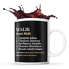 Tasse prénom malik d'occasion  Livré partout en France