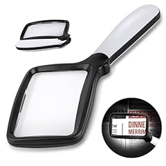 Folding handheld magnifying for sale  Delivered anywhere in UK