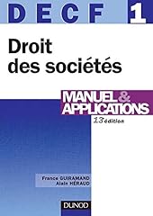 Decf droit sociétés d'occasion  Livré partout en France