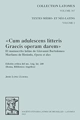 Cum adulescens litteris for sale  Delivered anywhere in UK