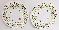 Strawberries butterflies plate for sale  Delivered anywhere in Ireland