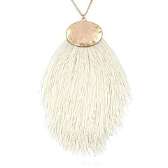 RIAH FASHION Antique Bohemian Silky Thread Fan Tassel for sale  Delivered anywhere in USA 