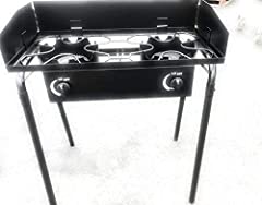 Used, Super grills 2 Burner Camping Gas Stove portable outdoor for sale  Delivered anywhere in UK