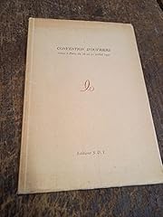 Convention ouvriers tenue d'occasion  Livré partout en France