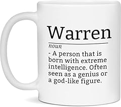 Warren definition mug for sale  Delivered anywhere in USA 