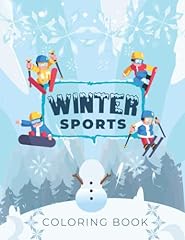 Winter sports coloring for sale  Delivered anywhere in UK
