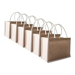 Meianju jute tote for sale  Delivered anywhere in UK