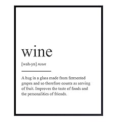 Wine definition typography for sale  Delivered anywhere in USA 