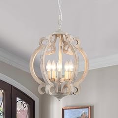 Rustic farmhouse chandelier for sale  Delivered anywhere in USA 