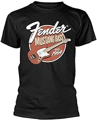 Plastic Head Fender 'Mustang Bass' T-Shirt (Extra Large) for sale  Delivered anywhere in Canada
