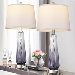 Glass table lamps for sale  Delivered anywhere in USA 
