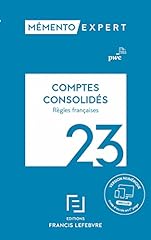 Comptes consolidés 2023 d'occasion  Livré partout en France