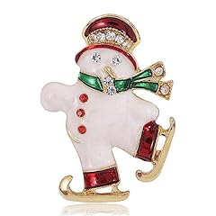 Skiing snowman rhinestones for sale  Delivered anywhere in USA 