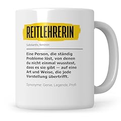 Sweetify reitlehrerin tasse gebraucht kaufen  Wird an jeden Ort in Deutschland