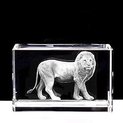Lion paperweight crystal for sale  Delivered anywhere in USA 