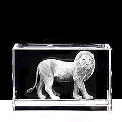 Lion paperweight crystal for sale  Delivered anywhere in USA 