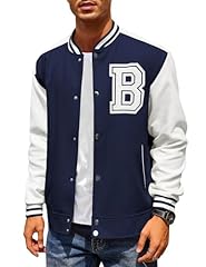 Coofandy baseball varsity for sale  Delivered anywhere in USA 