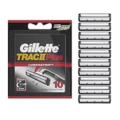 Gillette TRAC II Plus Mens Razor Blade Refills, 10 for sale  Delivered anywhere in USA 