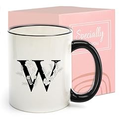 Monogram ceramic coffee for sale  Delivered anywhere in USA 