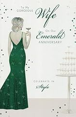 Emerald wedding anniversary for sale  Delivered anywhere in UK