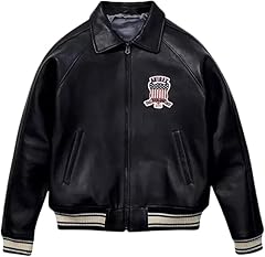 Men black avirex for sale  Delivered anywhere in USA 