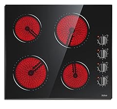 Ceramic Hob 4 Zones Electric Hob with Knobs Built in for sale  Delivered anywhere in UK