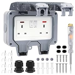 Double outdoor socket for sale  Delivered anywhere in UK