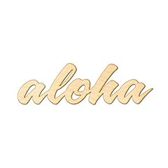 Aloha wood sign for sale  Delivered anywhere in USA 