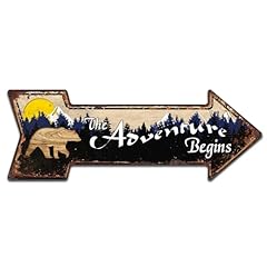 Adventure begins sign for sale  Delivered anywhere in USA 