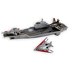 Used, Toy Aircraft Carrier With Toy Fighter Jet Planes Launcher for sale  Delivered anywhere in UK