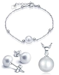 parure collier bracelet argent d'occasion  Livré partout en France